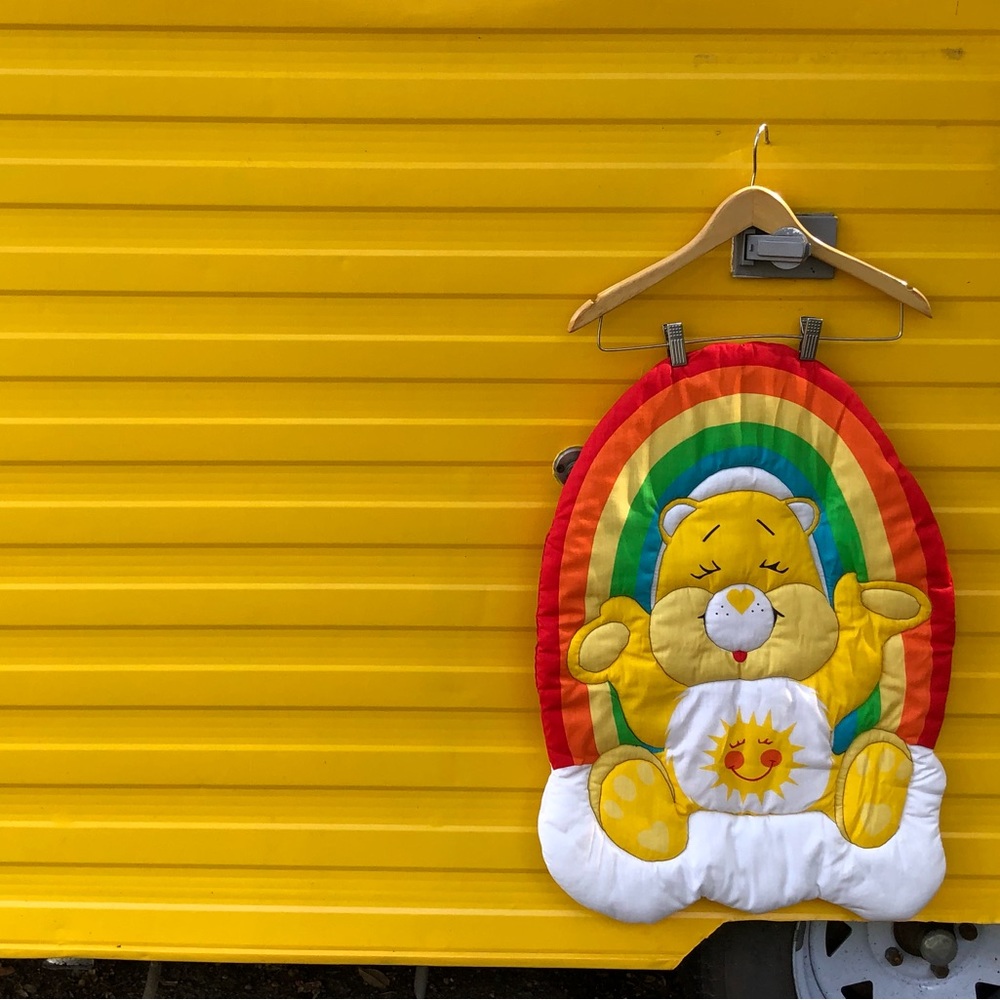 Sunshine Bear, Care Bears Quilted Tapestry